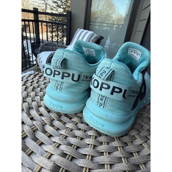 koppu Unisex Non-Slip 4.5 US Sneaker Little Big Kids Teal 36 EU 3.5 UK K004 - Picture 6 of 13